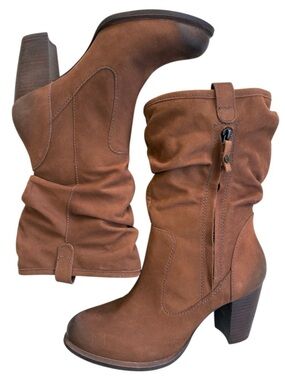 Like New UGG Leather Dayton Mid-Calf Boots Brown Size 7.5